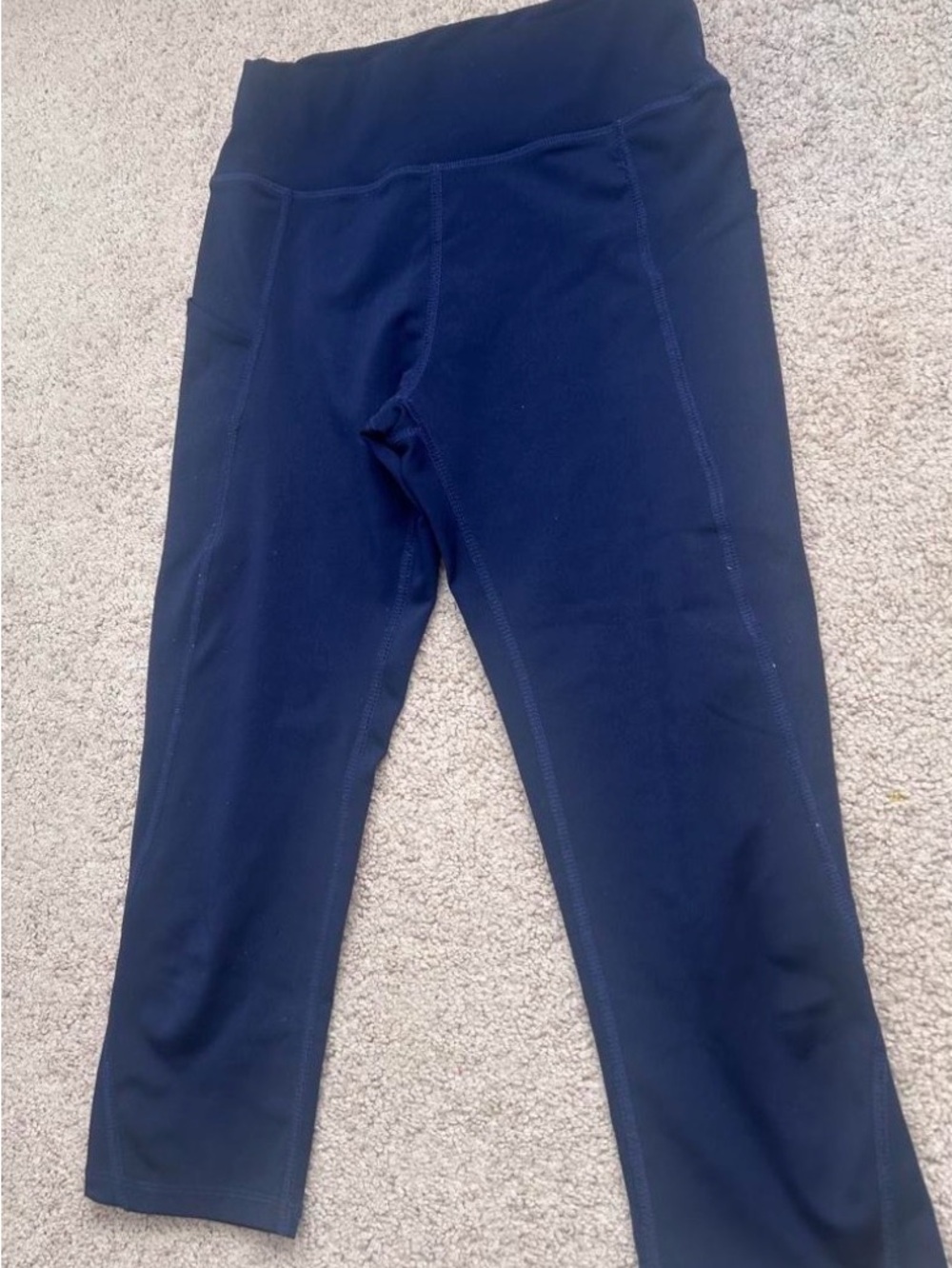 Navy Blue Active capri leggings